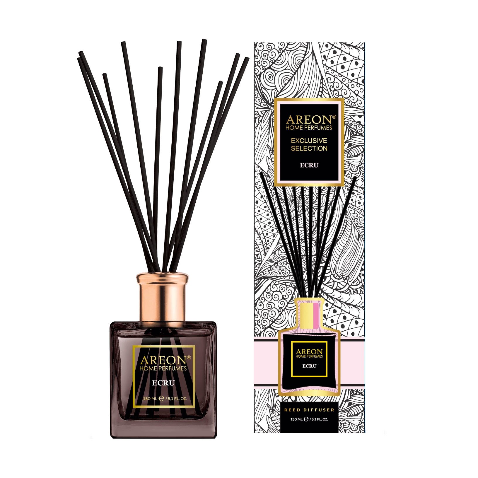 Аромадифузор повітря Areon Home Perfumes Exclusive Selection Ecru, 150 мл
